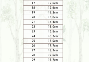 Guía de talles guillerminas y botas