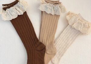 Medias canalé puntilla