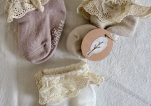 Medias puntilla bebé