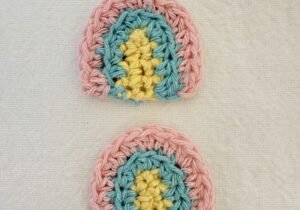 Pack x 3 apliques crochet
